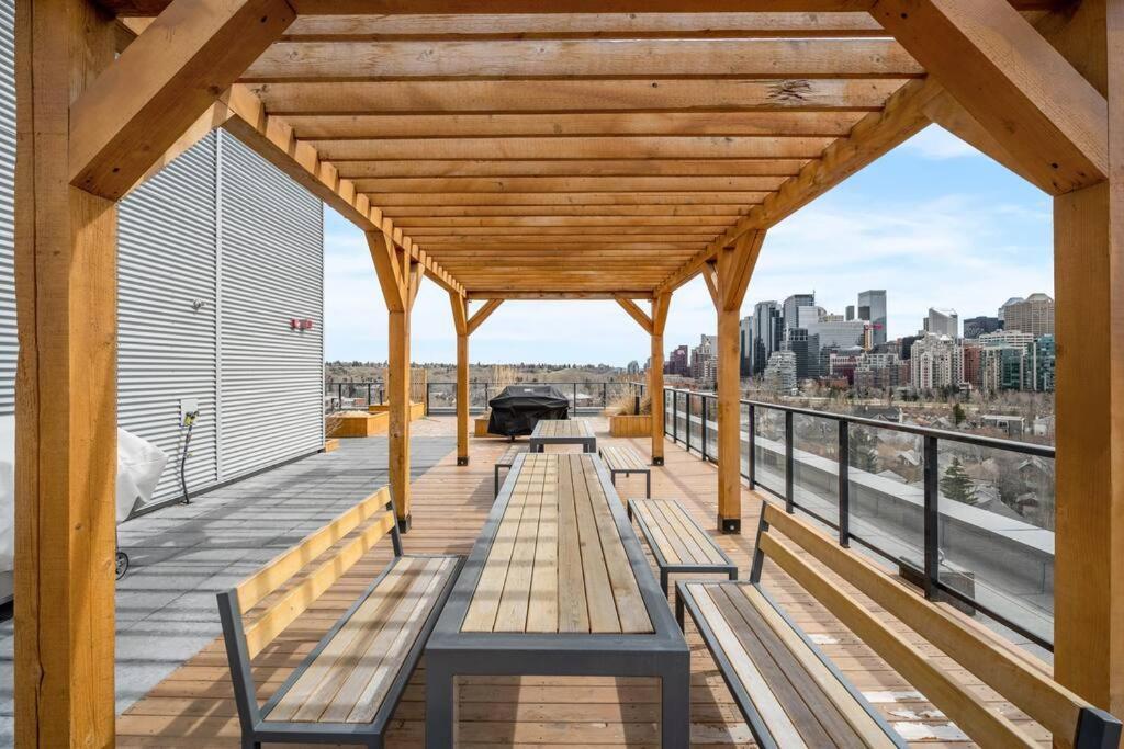 卡加利Chic 1Br Kensington Unit W/Parking公寓 外观 照片
