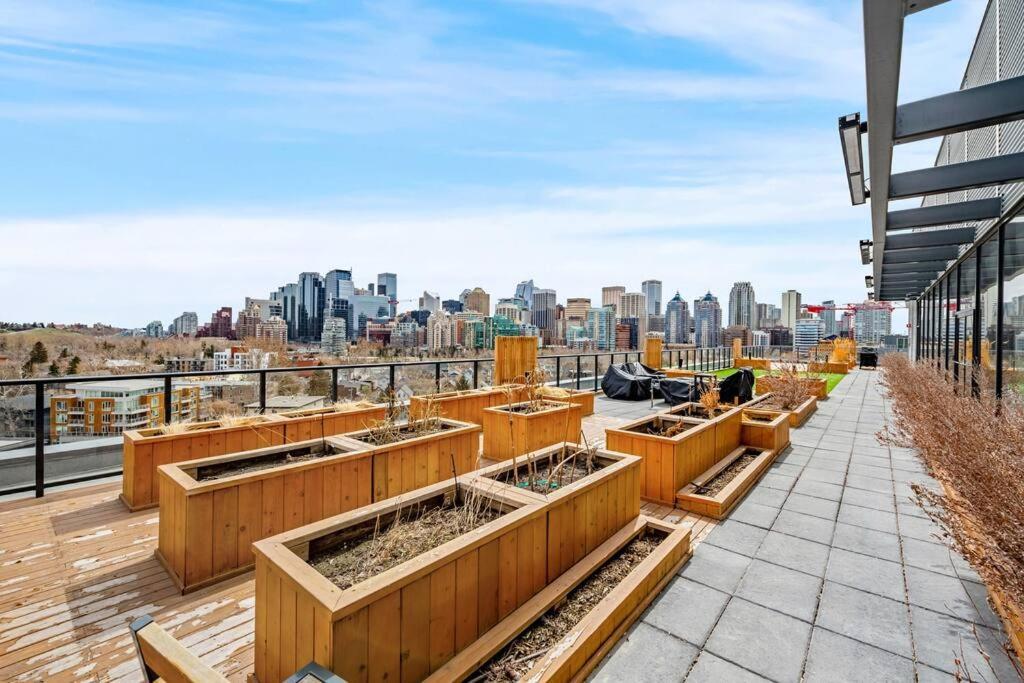 卡加利Chic 1Br Kensington Unit W/Parking公寓 外观 照片